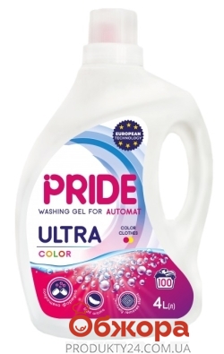 Гель Pride Ultra Color для прання 4л – ИМ «Обжора»