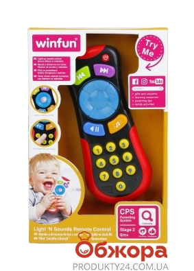 Іграшка WinFun 0723B-NL пульт муз. світло 13-20,5-4,5см кор. – ІМ «Обжора»