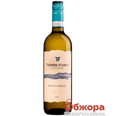 Вино Terre Forti Pinot Grigio біле сухе 12% 0,75л – ИМ «Обжора»