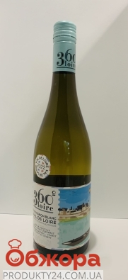 Вино 360° 0,75л 12% Sauvignon Blanc IGP бiле сухе – ИМ «Обжора»