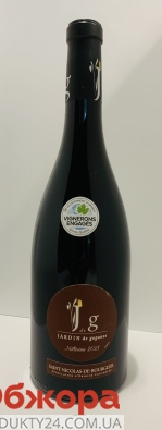 Вино Jardin De Goganes 0,75л 12,5% St Nicolas de Bourgueil AOC червоне сухе – ИМ «Обжора»