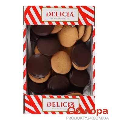 Печиво Delicia 300г здобне зі смаком вишні – ИМ «Обжора»