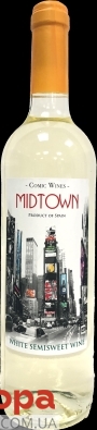 Вино Midtown бiле н/солодке 11% 0,75л – ИМ «Обжора»