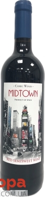 Вино Midtown червоне н/солодке 11% 0,75л – ИМ «Обжора»