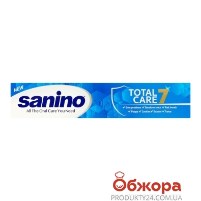 Зубна паста Sanino Захист natural extracts 50мл – ИМ «Обжора»