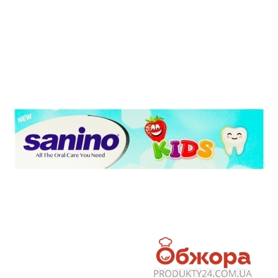 Зубна паста Sanino 50мл Kids – ІМ «Обжора»
