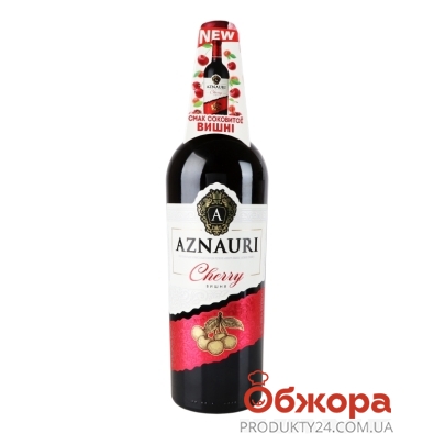 Вино Aznauri 0,75л 9-13% Cherry червоне солодке – ІМ «Обжора»
