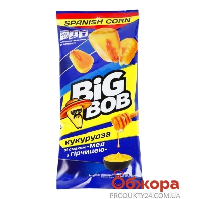 Кукурудза Big Bob 60г зі смаком мед з гірчицею – ИМ «Обжора»