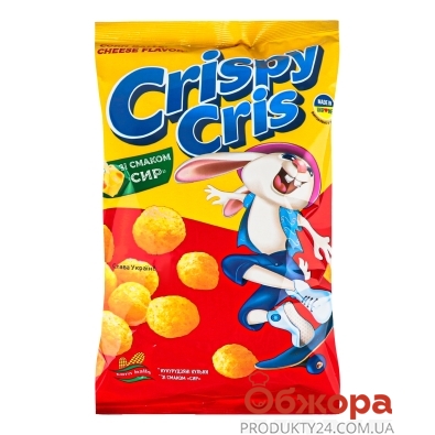 Кульки кукурудзяні Crispy Cris 55г смак сиру – ИМ «Обжора»