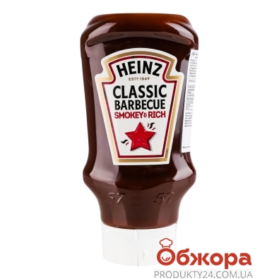 Соус Heinz 400г Барбекю пл/пляш – ІМ «Обжора»