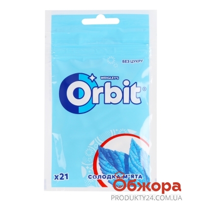 Жувальна гумка Orbit под. 29г солодка м`ята пакет – ИМ «Обжора»