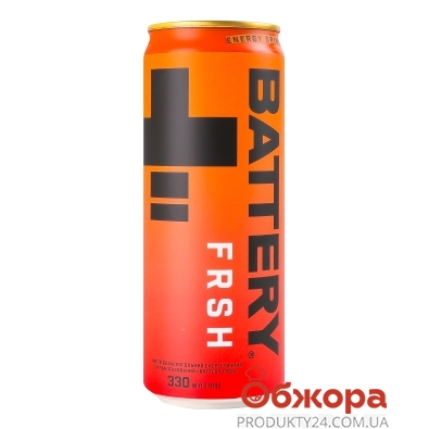 Напій енергетичний Battery 0,33л б/алк Frsh з/б – ИМ «Обжора»