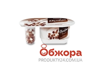 Йогурт Даніссімо 102г 6.3% Фантазія зірочки в шоколадній глазурі – ИМ «Обжора»
