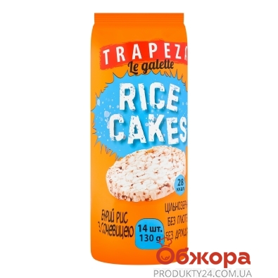 Галети Trapeza 130г рисові з сочевицею – ІМ «Обжора»