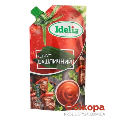 Кетчуп Idelia 250г шашличний д/п – ІМ «Обжора»