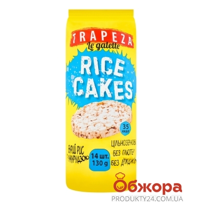 Хлібці Trapeza 130г рисові з кукурудзою – ИМ «Обжора»