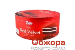 Торт Тарта Бісквітний Red Velvet 450г – ИМ «Обжора»