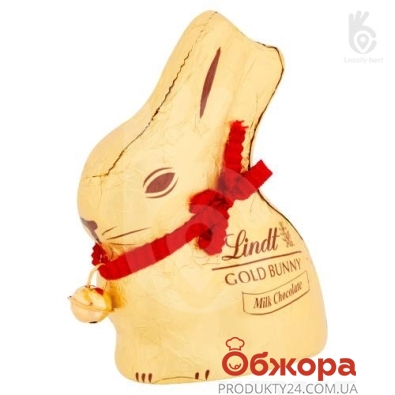 Шоколад Lindt 50г Gold Bunny молочний – ІМ «Обжора»