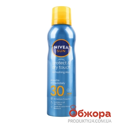 Спрей Nivea Sun захист та зволоження SPF30 200мл – ИМ «Обжора»