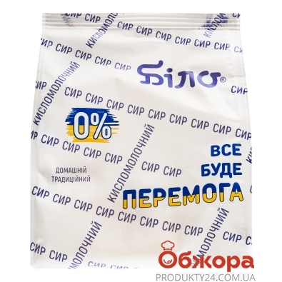 Сир Біло 350г 0% кисломолочний нежирний – ІМ «Обжора»