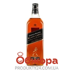 Виски Джонни Уокер (Johnnie Walker) черный 1 л – ИМ «Обжора»