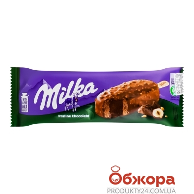 Морозиво Milka 67г Praline шоколадне ескімо – ИМ «Обжора»