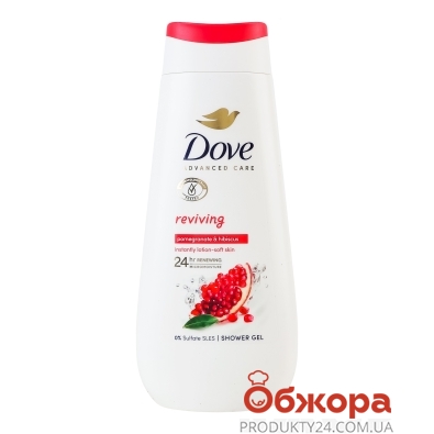 Гель для душу Dove 225мл reviving pomegranate&hibiscus – ІМ «Обжора»