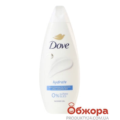 Гель-крем для душу Dove hydrate 250мл – ІМ «Обжора»