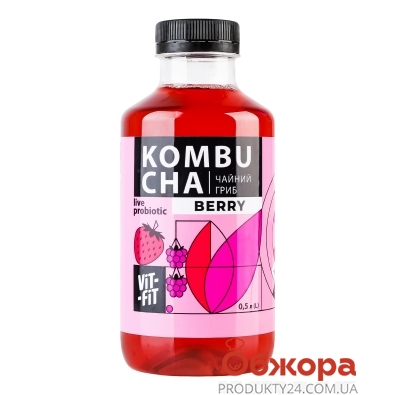 Напій Kombucha 0,5л Vit-Fit Berry – ИМ «Обжора»