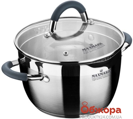 Каструля MaxMark MK-5601 1,5л 16см vase silicon нерж.сталь – ИМ «Обжора»