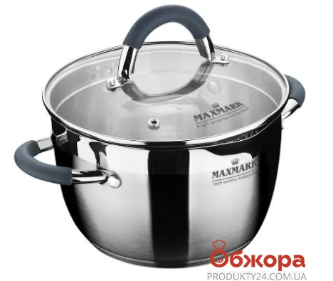 Каструля MaxMark МК-5603 3л 20см vase silicon нерж.сталь – ИМ «Обжора»