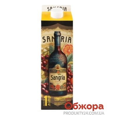 Напій винний Salute 1л 6-6,9% Sangria біле н/солодке т/пак – ІМ «Обжора»