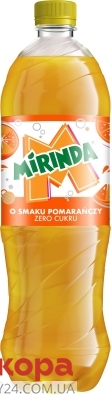 Вода Mirinda 1л апельсин Zero – ИМ «Обжора»