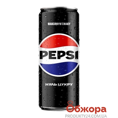 Вода Пепси (Pepsi) Блек 0.33л – ИМ «Обжора»