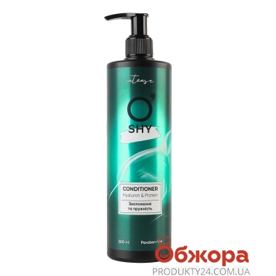 Кондиціонер O`shy intense 500мл hyaluron&protein зволоження та пружність – ИМ «Обжора»