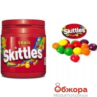 Цукерки Skittles 125г (банка) – ІМ «Обжора»