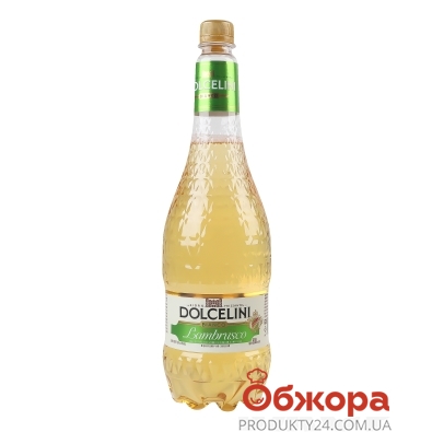 Сидр Dolcelini 0,8л 7,5% Lambrusko Bianco пл/пляш – ІМ «Обжора»