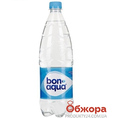 Вода BONAQUA 1,0л б/газ – ІМ «Обжора»
