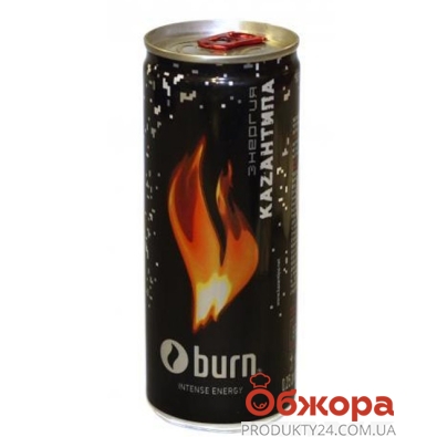 Напиток энергетический Берн (Burn) 0.25 л – ИМ «Обжора»