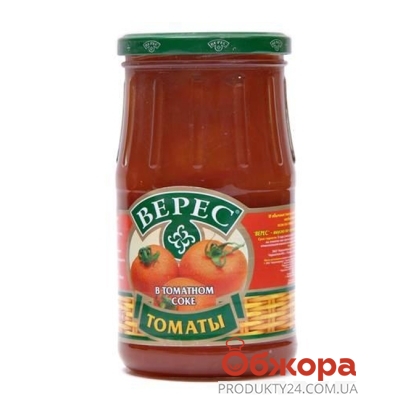 Конс, Верес 780/800г помідори в с/с – ІМ «Обжора»