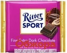 Шоколад Риттер спорт (Ritter Sport) какао горький, 100 г, 71% – ІМ «Обжора»