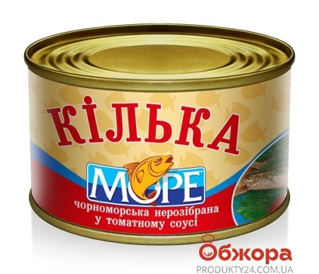 Килька неразделанная в томатном соусе Море 230 г – ИМ «Обжора»
