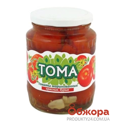 Конс, Тома 720г томати мариновані – ІМ «Обжора»