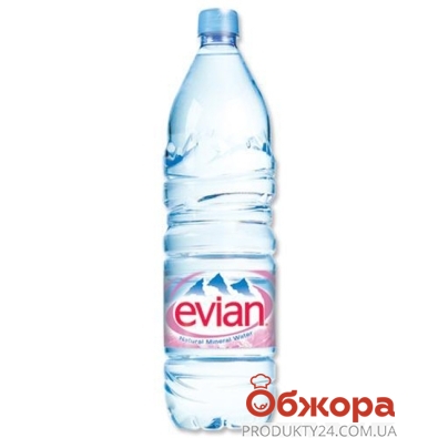 Вода Эвьён (Evian) газированная 2 л – ІМ «Обжора»