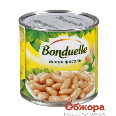 Консервы Бондюэль (Bonduelle) фасоль белая в нежном соусе 400 г – ИМ «Обжора»
