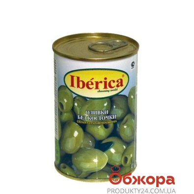 Оливки Иберика (Iberica) без косточки 300 гр. – ИМ «Обжора»