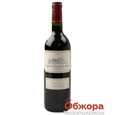 Вино Barton&Guestier Chateau Barrail-Laussac червоне сухе 750 мл – ІМ «Обжора»