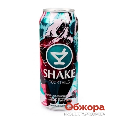 Напиток Шейк (Shake) Текила Сомбреро 7% 0,5 л – ИМ «Обжора»