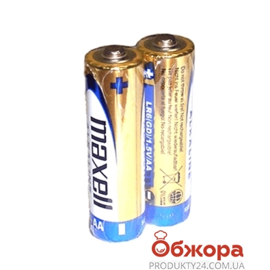 Батарейки Максел (Maxell) LR 6 2PK SHRINK – ІМ «Обжора»