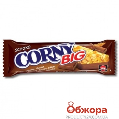 Батончик Корни (Corny) Big банан в мол. шок.  50г – ИМ «Обжора»